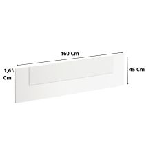 Cabecero y 2 mesitas Color Blanco Estilo Nórdico - Cabecero Camas 150 Cabecero y 2 mesitas Color Blanco Estilo Nórdico - Cabecero Camas 150